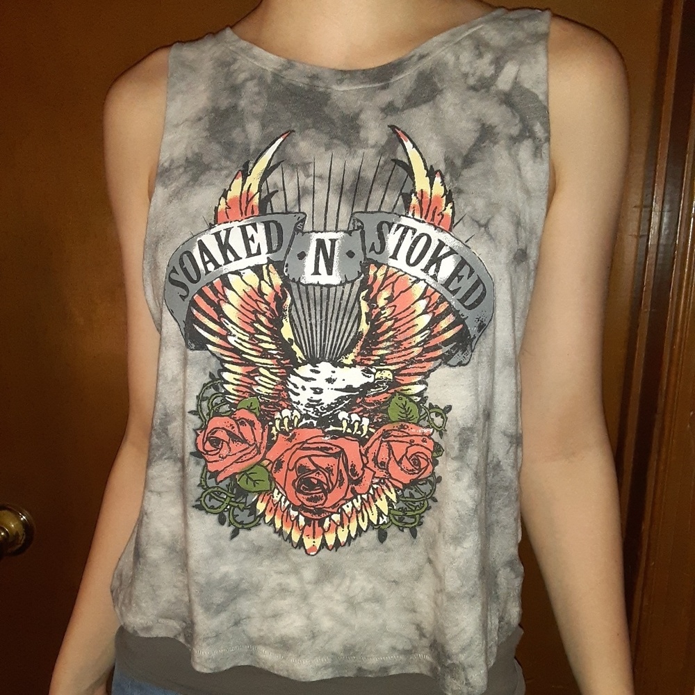 Billabong sleeveless graphic t